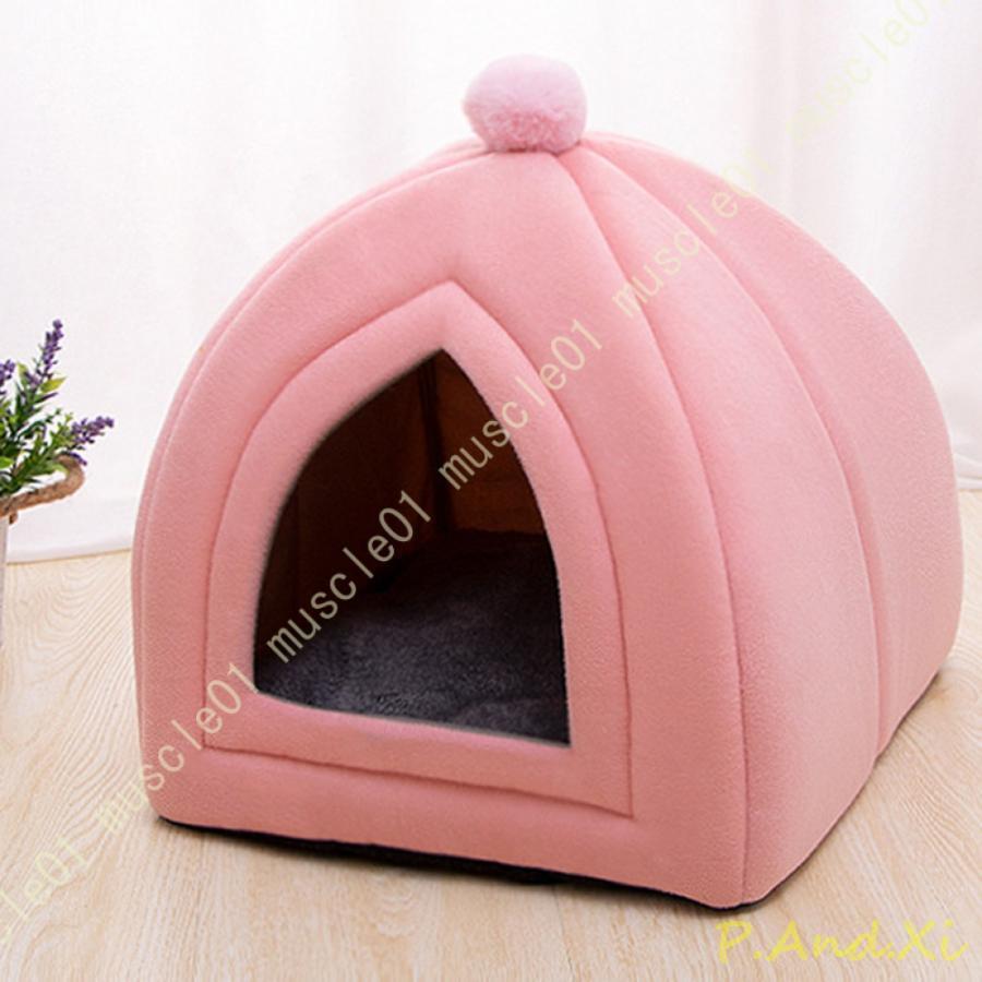 ドーム型 ペットベッド 犬 猫 ベッド 冬 おしゃれ ハウス 暖かい 秋冬 猫 ハウス 冬 ドーム型 ペットハウス ペットベッド 冬用 保温防寒