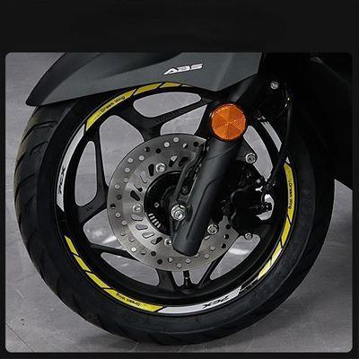 ホンダ バイクホイールステッカー 反射アクセサリー デカールインナー ストライプテープ PCX160 PCX 160