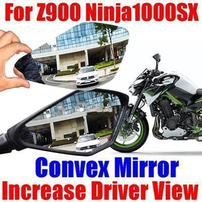 カワサキ ニンジャ1000SX 900 SX 1000サイドミラービュー反射面フル保護ミラー バイクパーツ 交換用パーツ 互換品 カスタム