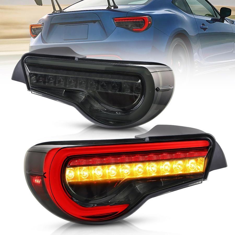 トヨタ 86 テールランプ スバル BRZ 流れるウインカー 左右2点セット テールライト 全LED 2012~2020年 スモーク Taillights For Toyota｜sanmibest