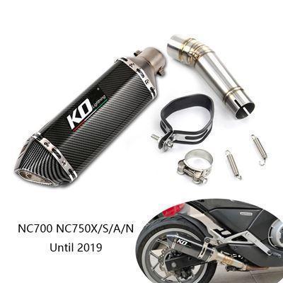 スリップオンマフラー ホンダ NC750X/A/S/N NC700ミドルリンクパイプ51MMマフラーリムーバブルDBキラーエスケープリザーブ猫 バイ