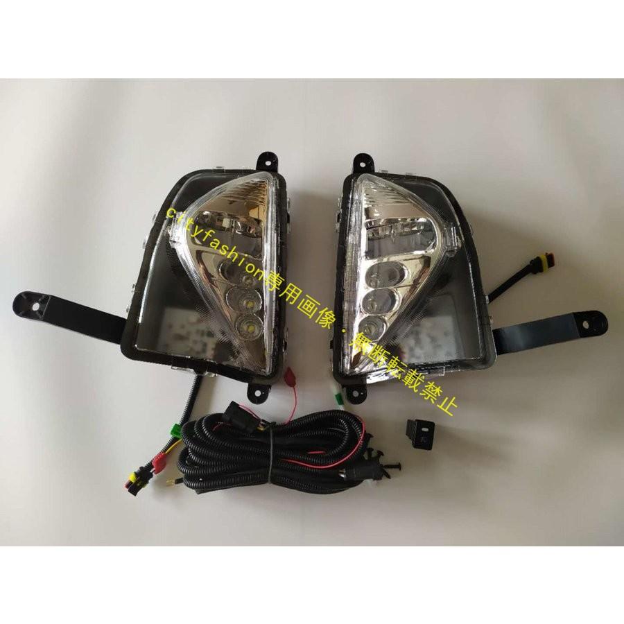新品 高品質 LED デイライト付き フォグランプセット【 プリウス50系】専用 アクセサリー パーツ 純正タイプ 取付簡単 ホワイト｜sanmibest