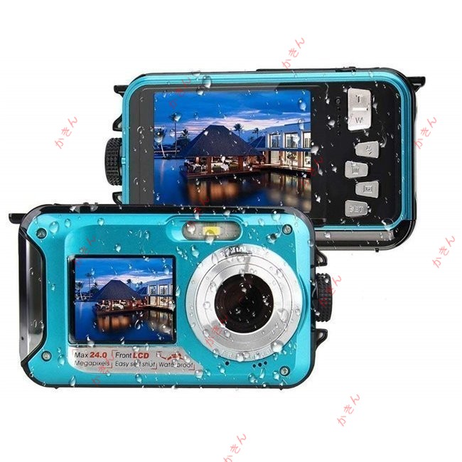 楽天市場】Lecran4K防水デジカメIP684800万画素デジタルカメラオート