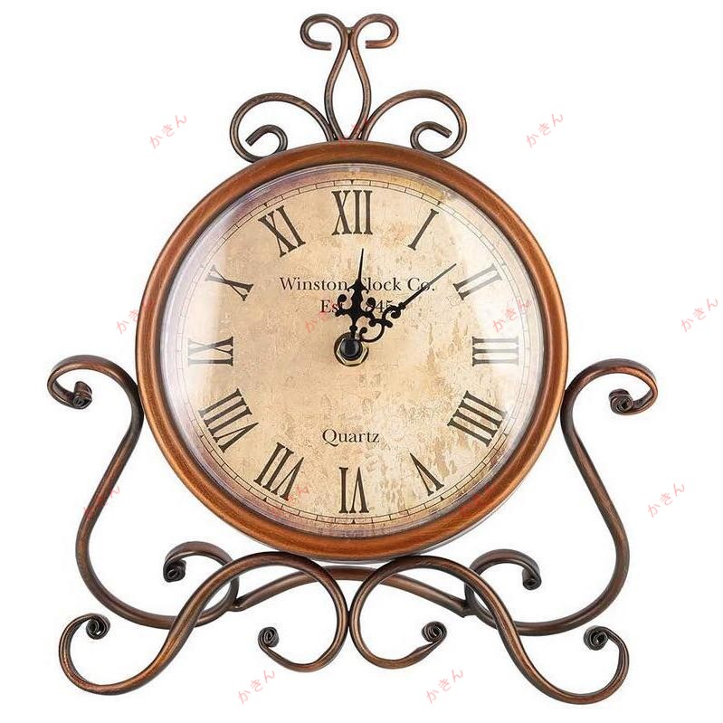 楽天市場】置き時計 おしゃれ アナログ アンティーク 歯車 機械式風
