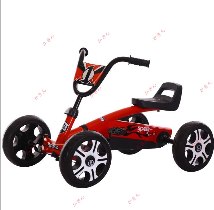 超人気☆新入荷☆足ペダルゴーカートキッズライドオン車のおもちゃ 4 ホイール自転車プッシュバイク