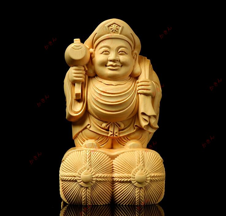 総檜材 木彫仏像 仏教美術 精密細工 仏師で仕上げ品 切金 彩色愛染明王像 極上品/綺麗 総檜材 仏教工芸品 木彫仏像 精密彫刻 仏師で仕上げ