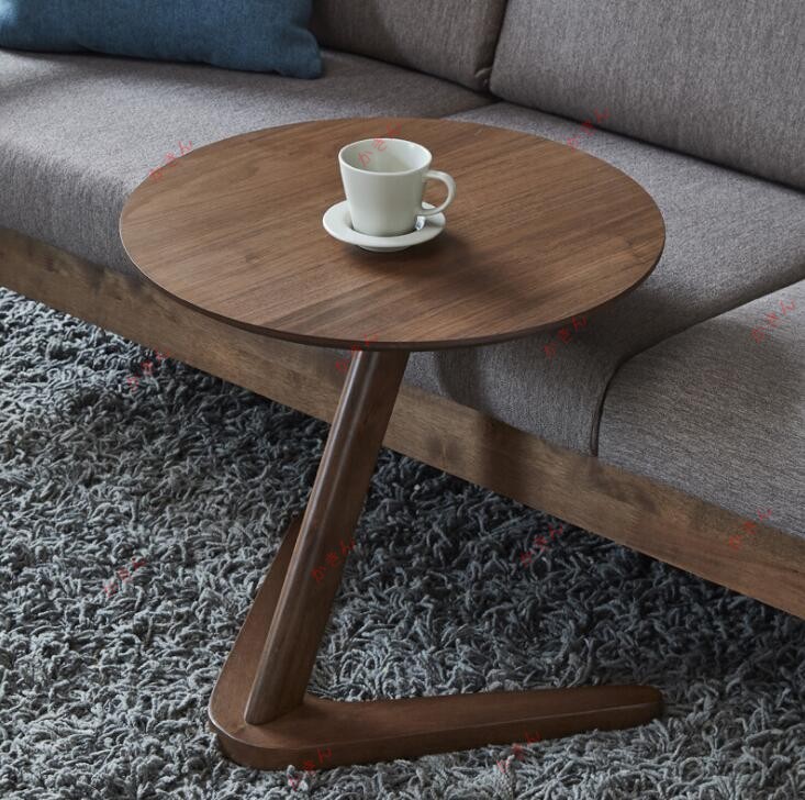 美品!サイドテーブル 家具 コーヒーテーブル リビングテーブル 丸形 スタイリッシュ おしゃれ ソファテーブル ナチュラル 10,850円