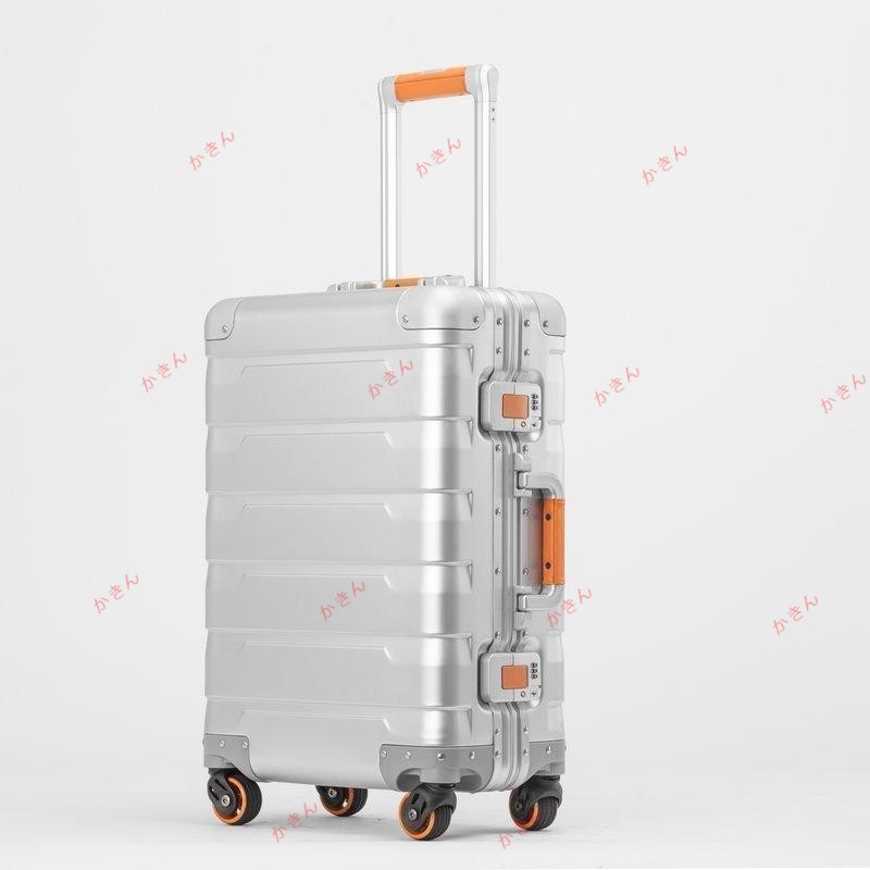 スーツケース アルミ合金ボディ キャリーケース トランク キャリーバッグ 全2色 機内持ち込み 出張 旅行 TSAロック アルミ合金ボディ