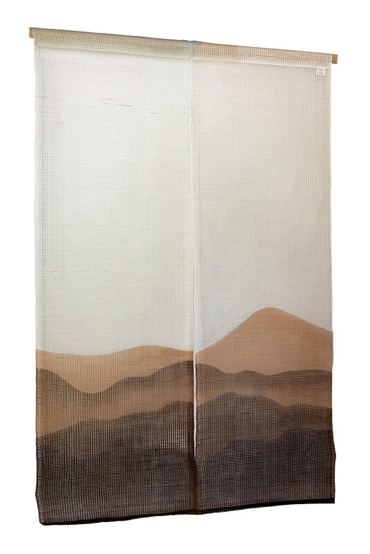 楽天市場】暖簾（のれん）本麻［丈150cm］柿渋染め 【円相】日本製 手