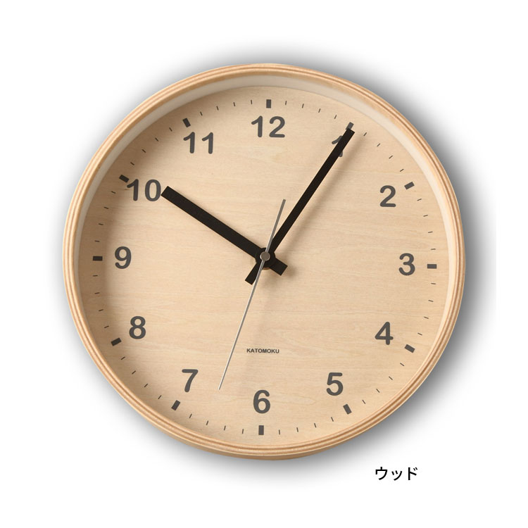 【楽天市場】掛け時計 KATOMOKU km-34M スイープ ムーブメント【静音 音がしない 壁掛け時計 デザイン 壁掛け 時計 北欧