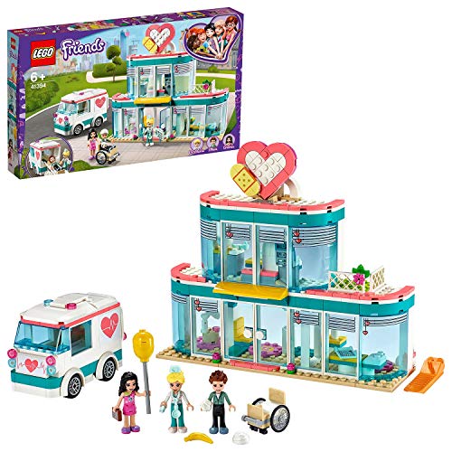 レゴ LEGO フレンズ ハートレイクシティのホスピタル 41394 レゴブロック レゴフレンズ 車 救急車 手あそび ミニフィグ 書き割り