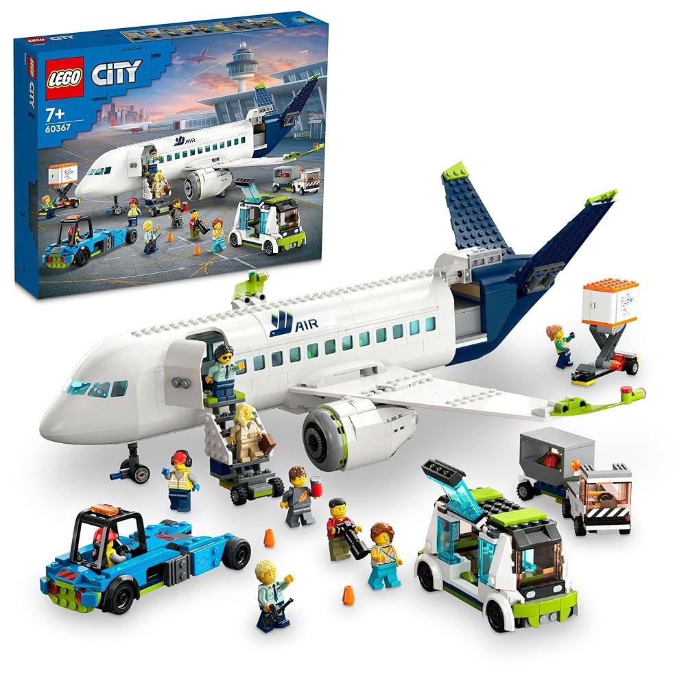 レゴ LEGO シティ 旅客機 60367 手あそび レゴブロック レゴシティ 航空機 車 空港 ジャンボジェット ミニフィグセット