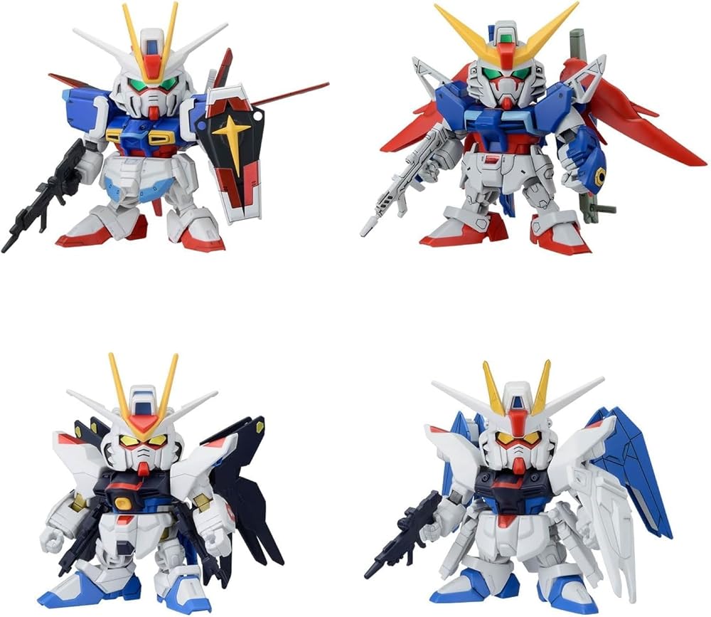 ガンダム プラモデル ガンプラいろいろセット bb戦士 ちーびー 楽天市場】SDガンダム BB戦士 C.E.運命の対決セット プラモデル