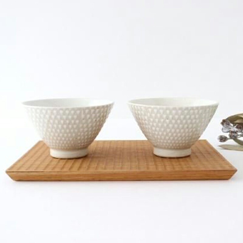 【10%OFFクーポン】波佐見焼 茶碗 ヘリンボーン ホワイト 陶器 ORIME お茶碗 ご飯茶碗|手仕事 和食器 日本製 ギフト プレゼント 結婚祝い おしゃれ かわいい ベストセラー