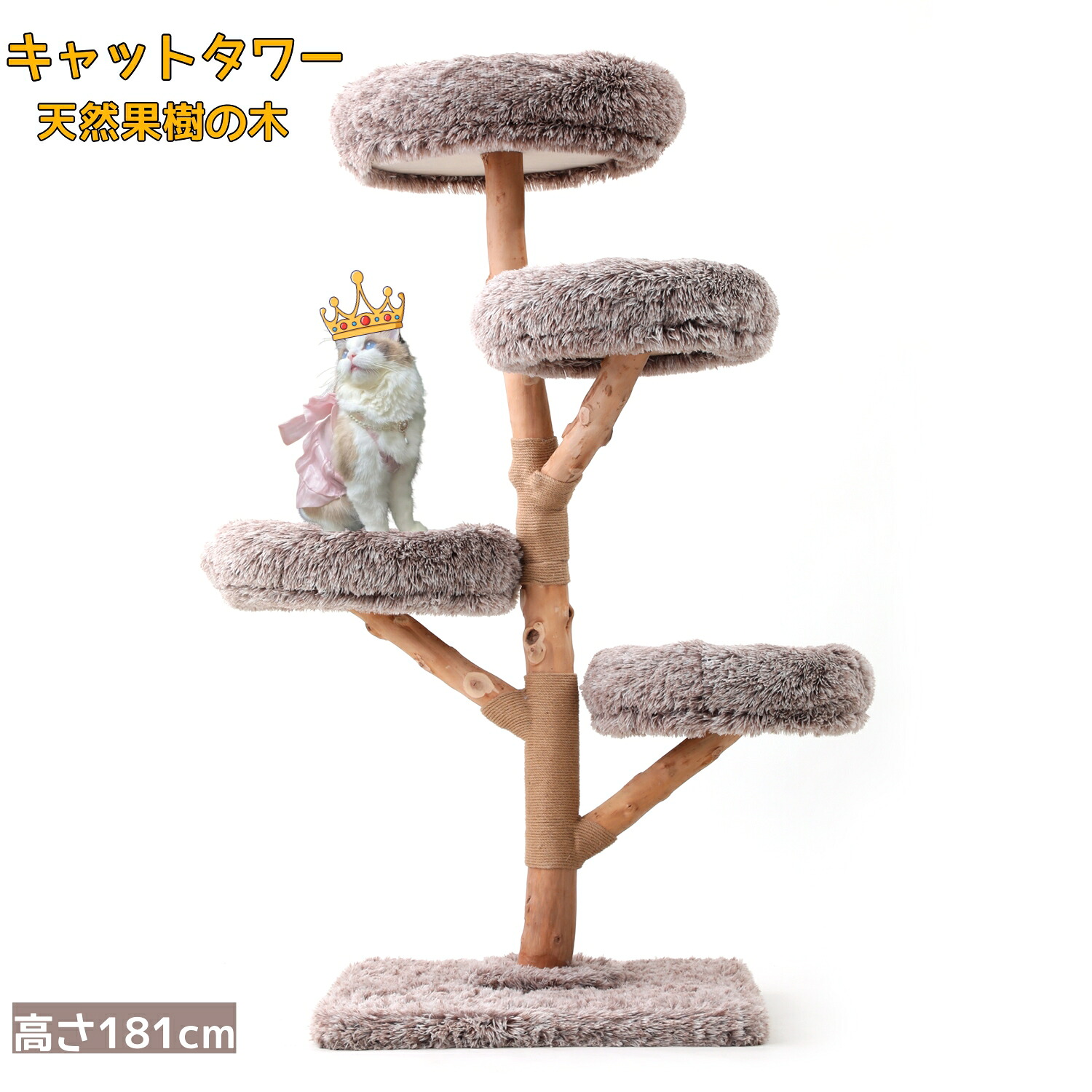 【マラソン継続期間P5倍×5％OFF引き換え証有り】【生まれながら木】キャットタワー 木製  生まれながら木 自然的 猫円柱 取り付け 今めかしい 多頭飼い 臥榻 今めかしい 猫 猫用 運動すること不完全さ ス料トレス切り上げる 釣りあい性人並み外れた 北欧 分かりやすい 室内装飾 敬老の日
