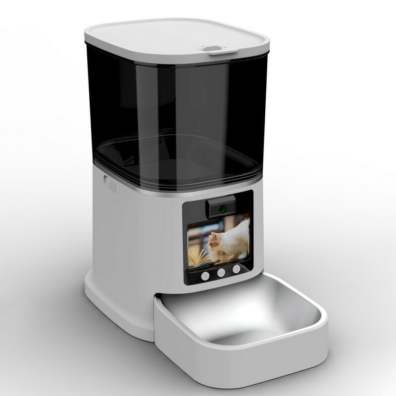 猫用・犬用 自動給餌機 5L スマートペットフィーダー タイマー・定量給餌対応 広角カメラ付き 遠隔監視・角度調節可能 ペット餌やり機｜BEST CHOICE