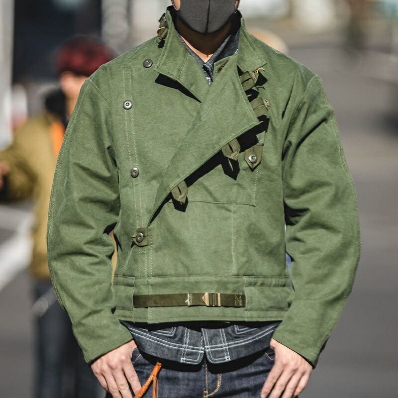 美品 Madeworkwear M モーターサイクルジャケット スウェーデン復刻 楽天市場】春新作極上 キャンバス 復刻 スウェーデン軍 新品