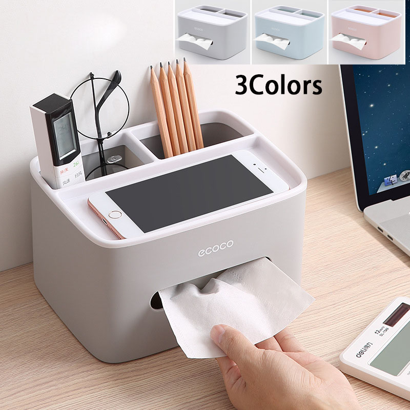 楽天市場 送料無料 ティッシュケース リモコンラック ティッシュボックス 化粧品収納 小物入れ 分格設計 北欧 おしゃれ 卓上 多機能収納 ホワイト ベージュ 卓上収納 ティッシュ リモコンケース 小物収納 北欧風 リビング 寝室 テーブル 事務室 中国発送 Kalavika