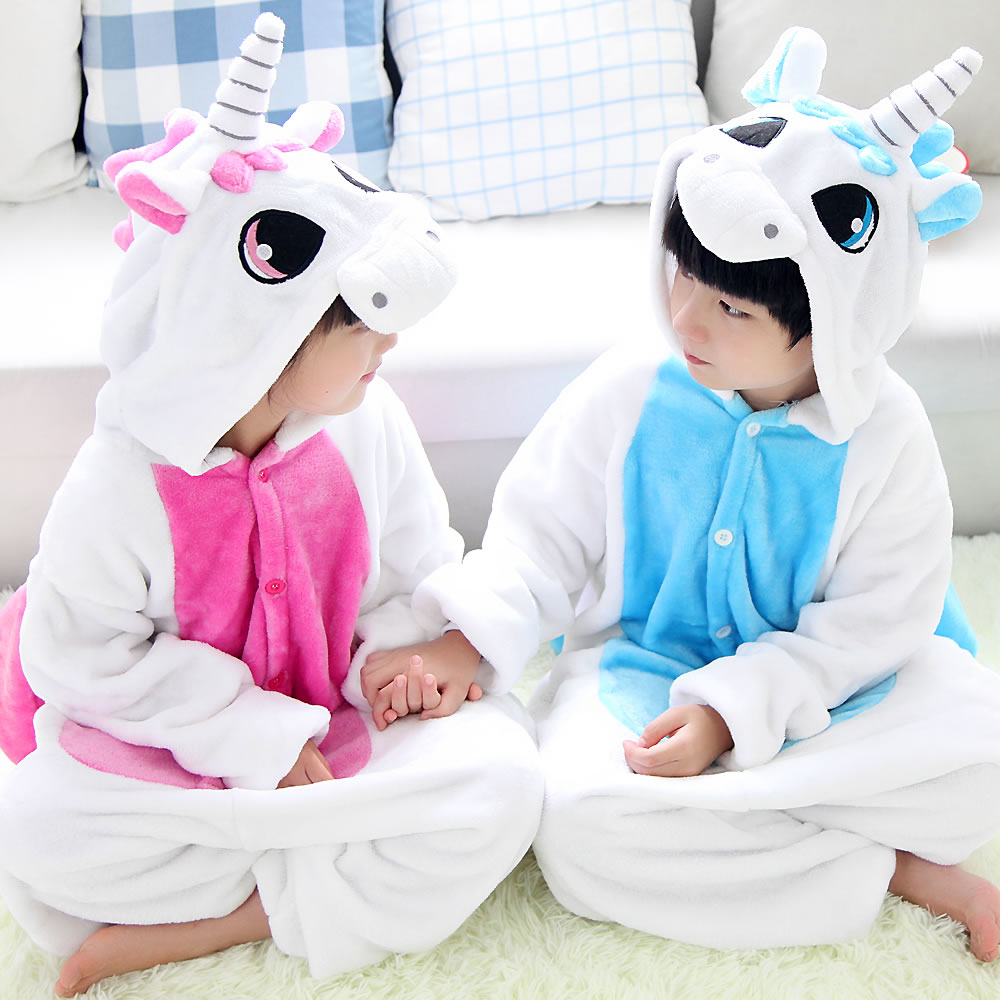 楽天市場 送料無料 着ぐるみ パジャマ 子供用 アニマル キッズ ユニコーンパジャマ 可愛い 衣装 仮装 コスチューム ブルー ピンク 楽天海外直送 Marbeine
