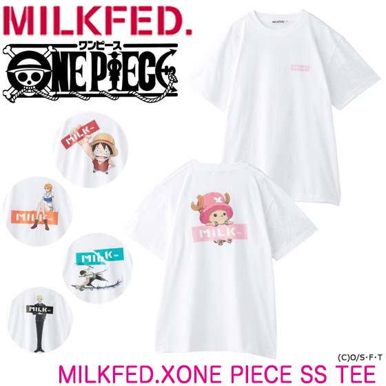 楽天市場 37 Off ミルクフェド Milkfed ワンピース Tシャツ 半袖 Milkfed One Piece Ss Tee チョッパー ルフィ ゾロ サンジ ナミ ｋａｌｕｌｕ カルル