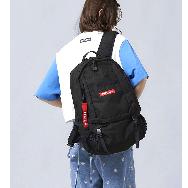 Milkfed ミルクフェド リュック 大容量 バックパック 通勤 中学生 通学 リュックサック 高校生 大学生 おしゃれ デイパック レディース ブランド スクールバッグ 大人 女子 おすすめ 旅行
