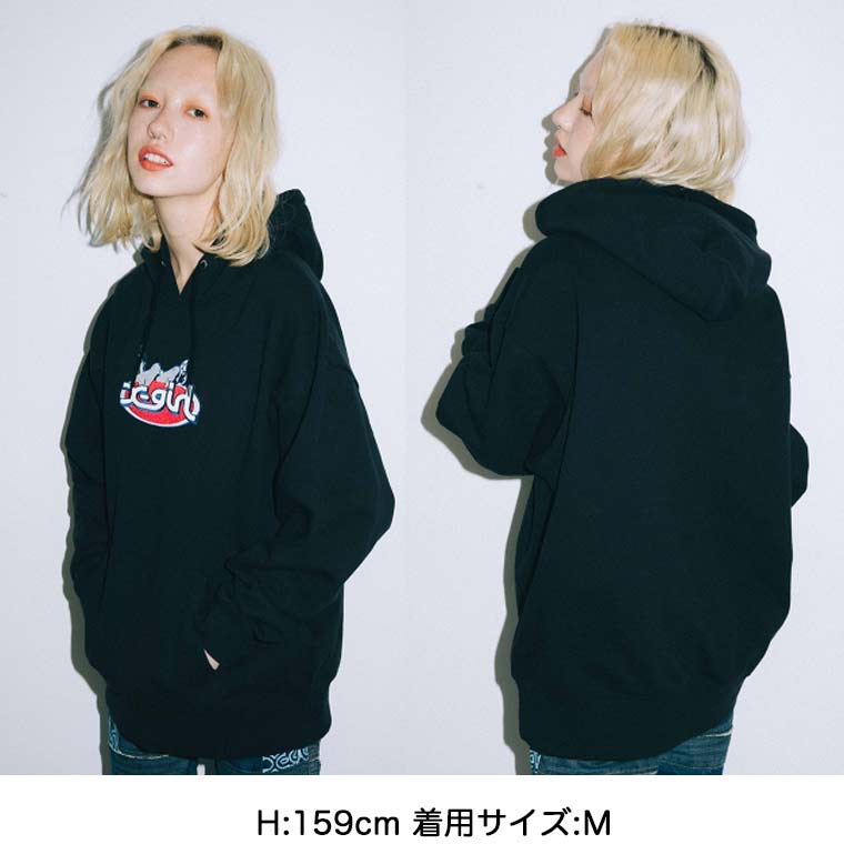 楽天市場 X Girl エックスガール X Girl Hysteric Glamour Patch Hoodie ヒステリックグラマー スウェット フーディー パーカー レディース ｋａｌｕｌｕ カルル