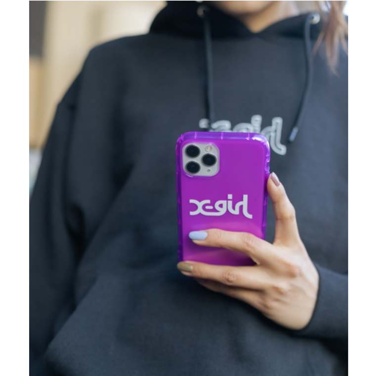楽天市場 X Girl エックスガール スマホケース Iphoneケース Mills Logo Clear Mobile Case For Iphone 11 ｋａｌｕｌｕ カルル