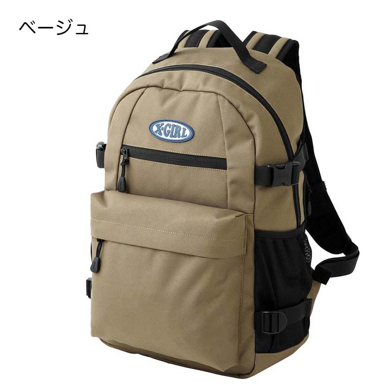 エックスガール リュック バックパック Oval Logo Backpack リュックサック レディース 通勤 通学 大容量 サイズ 高校生 大学生 Rvcconst Com