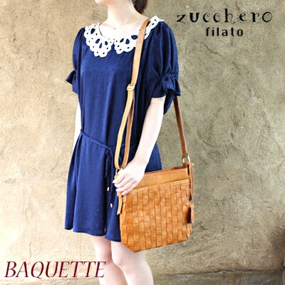 【10%OFF】ズッケロ フィラート ショルダーバッグ レディース 牛革【48460】zucchero filato ズッケロ　メッシュショルダーバッグ｜ｋａｌｕｌｕ【カルル】