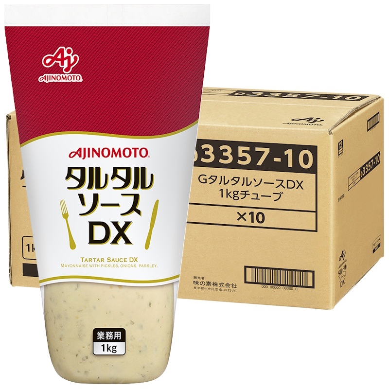 【業務用】【味の素】<BR>タルタルソース DX 1kg×10本(1箱)