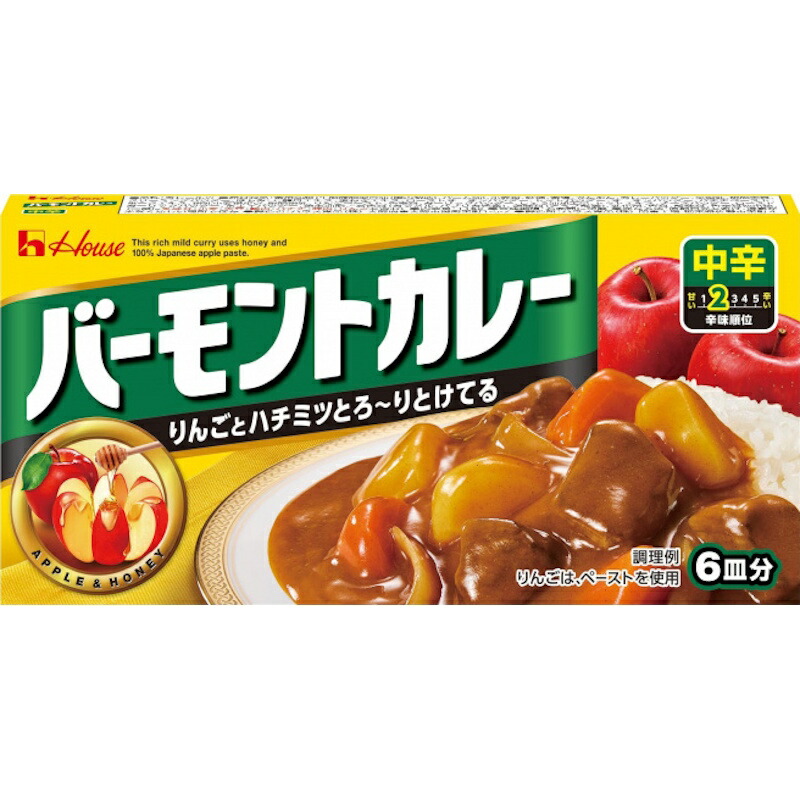 ハムモンドカレー 楽天市場】【ハウス食品】バーモンドカレー6皿分＜辛口＞115g : 食品卸