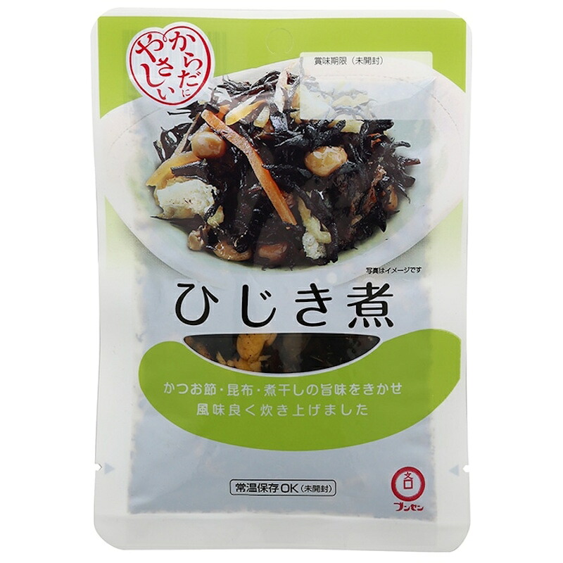 【ブンセン】 ＼からだにやさしい小袋無添加シリーズ／ ひじき煮 80g×100個(10個×10箱)