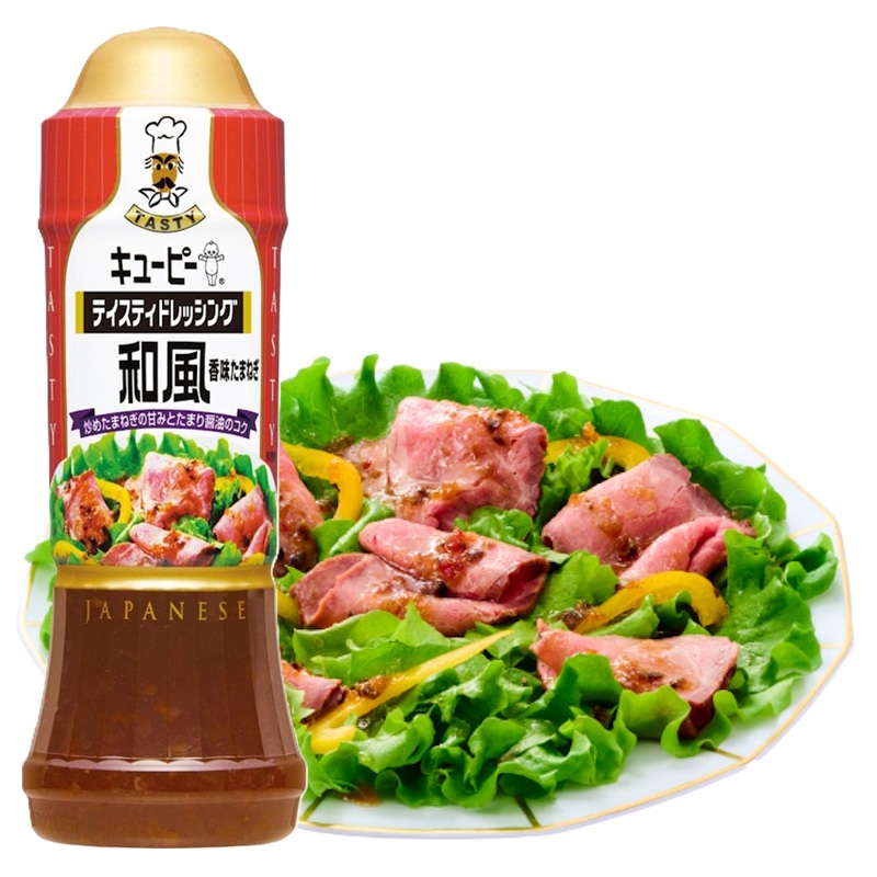 【QP】キユーピー テイスティドレッシング ＜和風 香味たまねぎ＞ 210ml【KKコード2314535】｜食品卸 KAMBUTSUYA