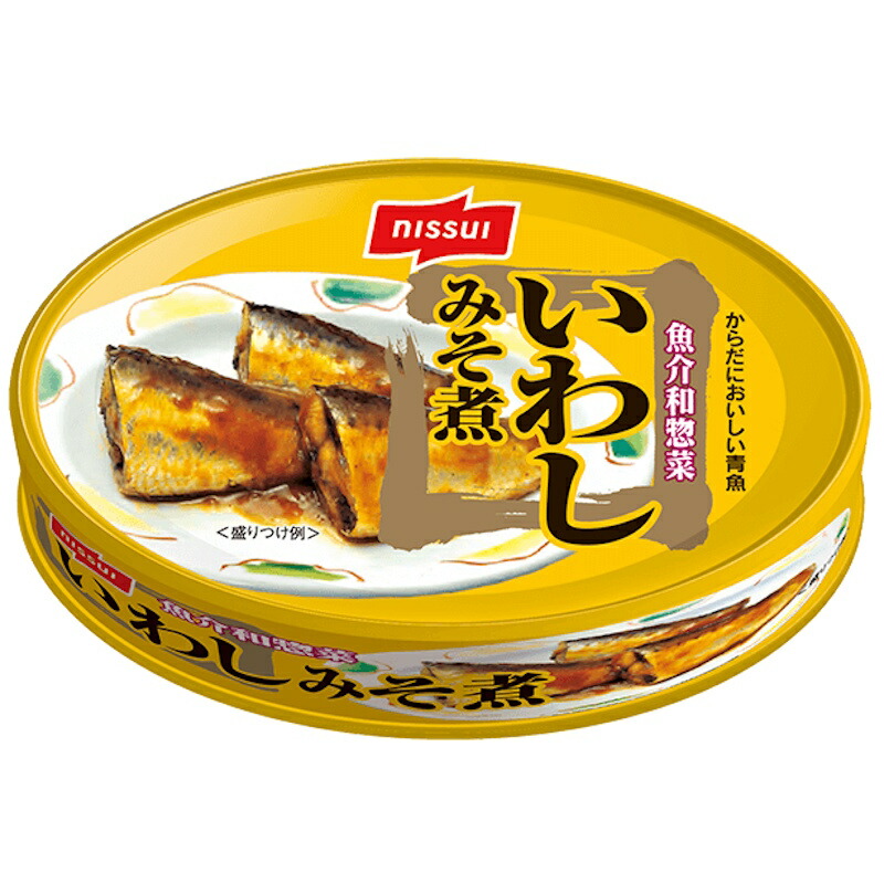【nissui】ニッスイ ＜魚介和惣菜＞ ＼からだにおいしい青魚／いわしみそ煮 EO OV6 100g