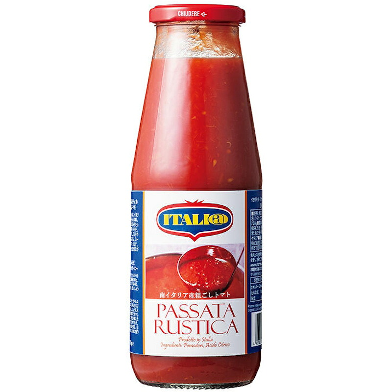 【モンテ物産】 ITALI@ イタリアット パッサータ・ルスティカ Passata Rustica 700g×12個