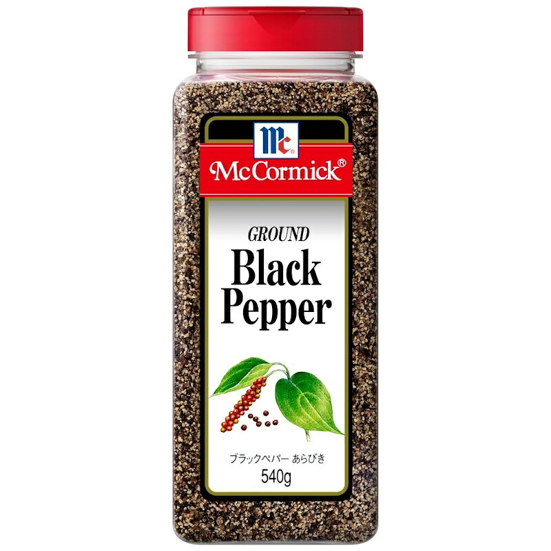 YOUKI ユウキ MC あらびきブラックペッパー 540g 6個｜食品卸 KAMBUTSUYA