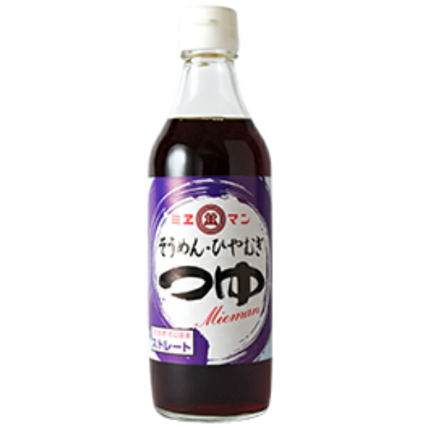 ミエマン ストレートそうめん・ひやむぎつゆ 360ml×20本