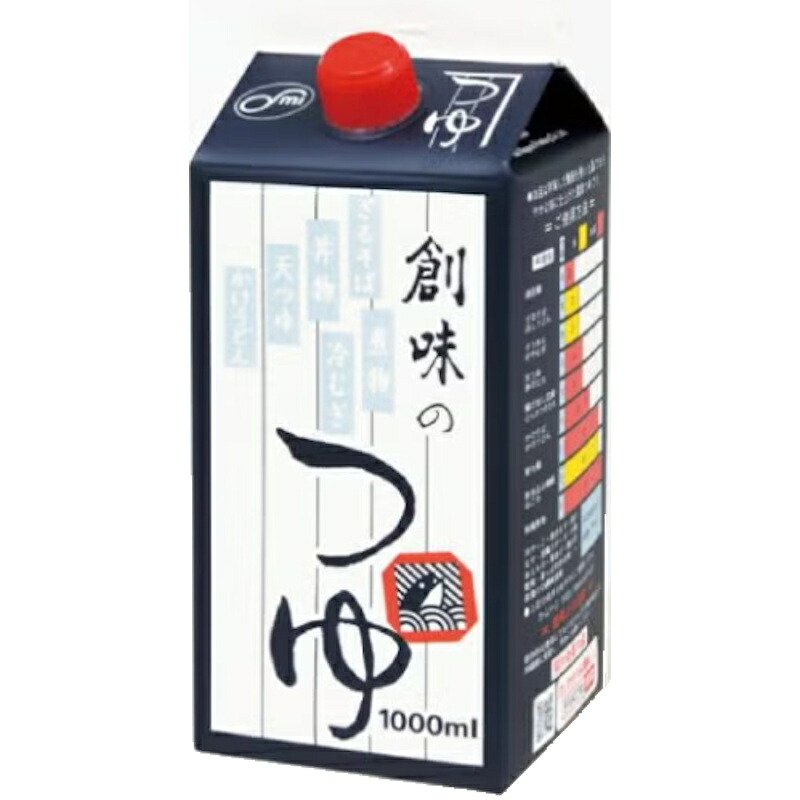 【創味食品】 創味のつゆ 1000ml×12本(6本×2箱)