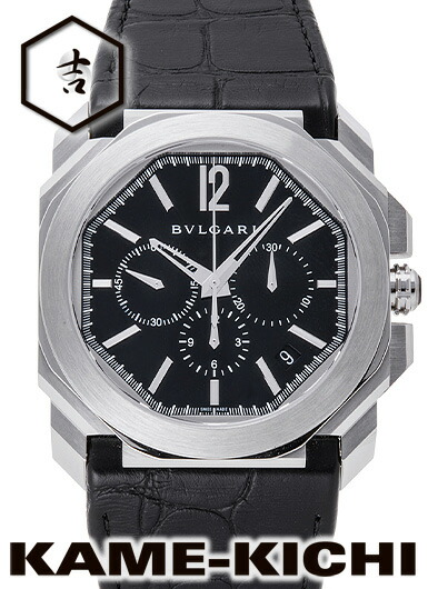 ブルガリ　ジェラルド・ジェンタ オクト ヴェロチッシモ　Ref.BGO41BSLDCH　新品　ブラック　（BVLGARI　Gerald Genta Octo Velocissimo）