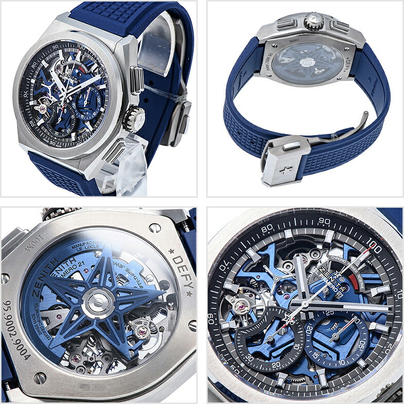 楽天市場 ゼニス デファイ エル プリメロ21 ブルー Ref 95 9002 9004 78 R590 新品 ブルー Zenith Defy El Primero21 Blue 楽ギフ 包装 まじめなとけいや かめ吉