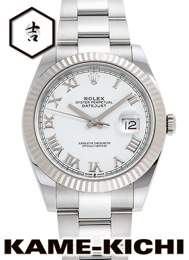 ロレックス　デイトジャスト41　Ref.126334　新品　ホワイト　（ROLEX　Datejust41） 796,058円