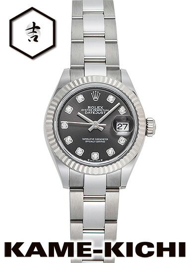 ロレックス デイトジャスト28 Ref.279174G 新品 ダークグレー (ROLEX Datejust 28)