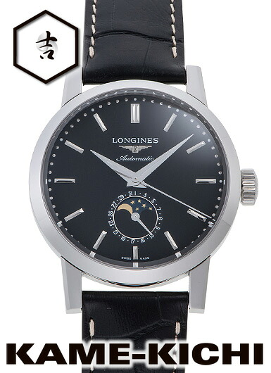 ロンジン ロンジン 1832 Ref.L4.826.4.52.0 新品 ブラック (LONGINES The Longines 1832)|まじめなとけいや かめ吉