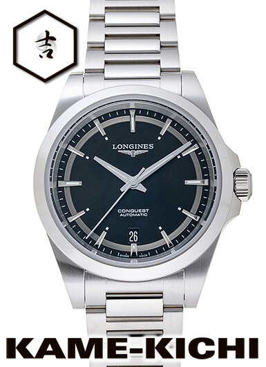 ロンジン　コンクエスト　Ref.L3.720.4.52.6　新品　ブラック　（LONGINES　Conquest）