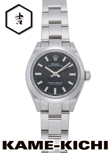 ロレックス オイスター パーペチュアル 28 Ref.276200 新品 ブライトブラック (ROLEX Oyster Perpetual 28)|まじめなとけいや かめ吉