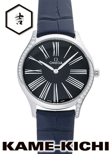 オメガ デ・ヴィル トレゾア Ref.428.18.36.60.03.001 新品 ブルー (OMEGA De VIlle Tresor)