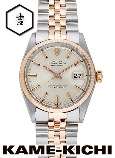 【中古】ロレックス　3年保証　デイトジャスト　Ref.1601/5　シルバー　（ROLEX　Datejust）