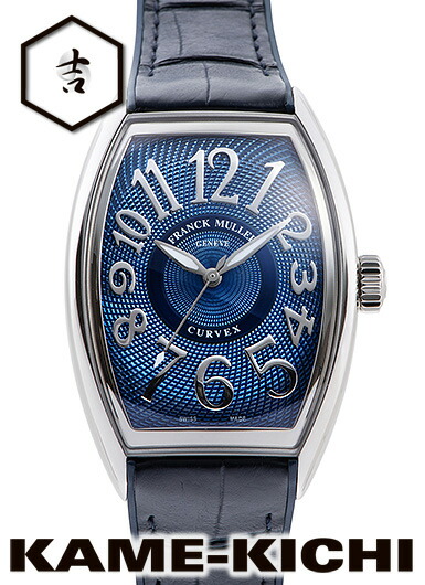 フランク・ミュラー　グランドカーベックス　Ref.CX36SCAT　新品　ブルー　（FRANCK MULLER　Grand Curvex）
