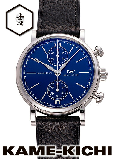 IWC　ポートフィノ クロノグラフ “ローレウス・スポーツ・フォー・グッド”　Ref.IW391408　新品　ブルー　（IWC　Portofino Chronograph “LAUREUS SPORT FOR GOOD”）