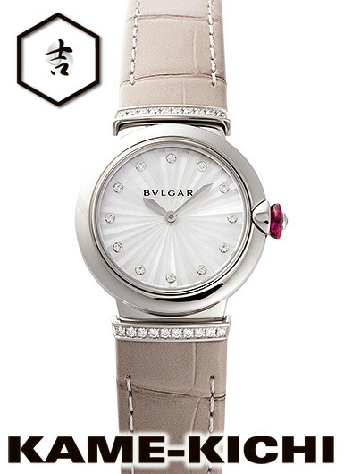 ブルガリ　ルチェア　Ref.103367　新品　ホワイト　（BVLGARI　Lvcea）